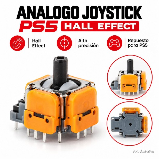 &ua ANALOGO JOYSTICK PS5 HALL EFFECT
